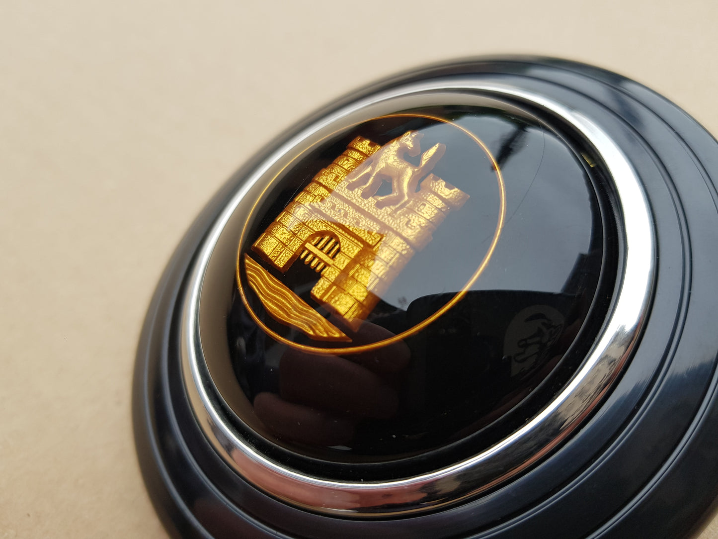 Type 2 Deluxe Steering Wheel Wolfsburg Castle horn push