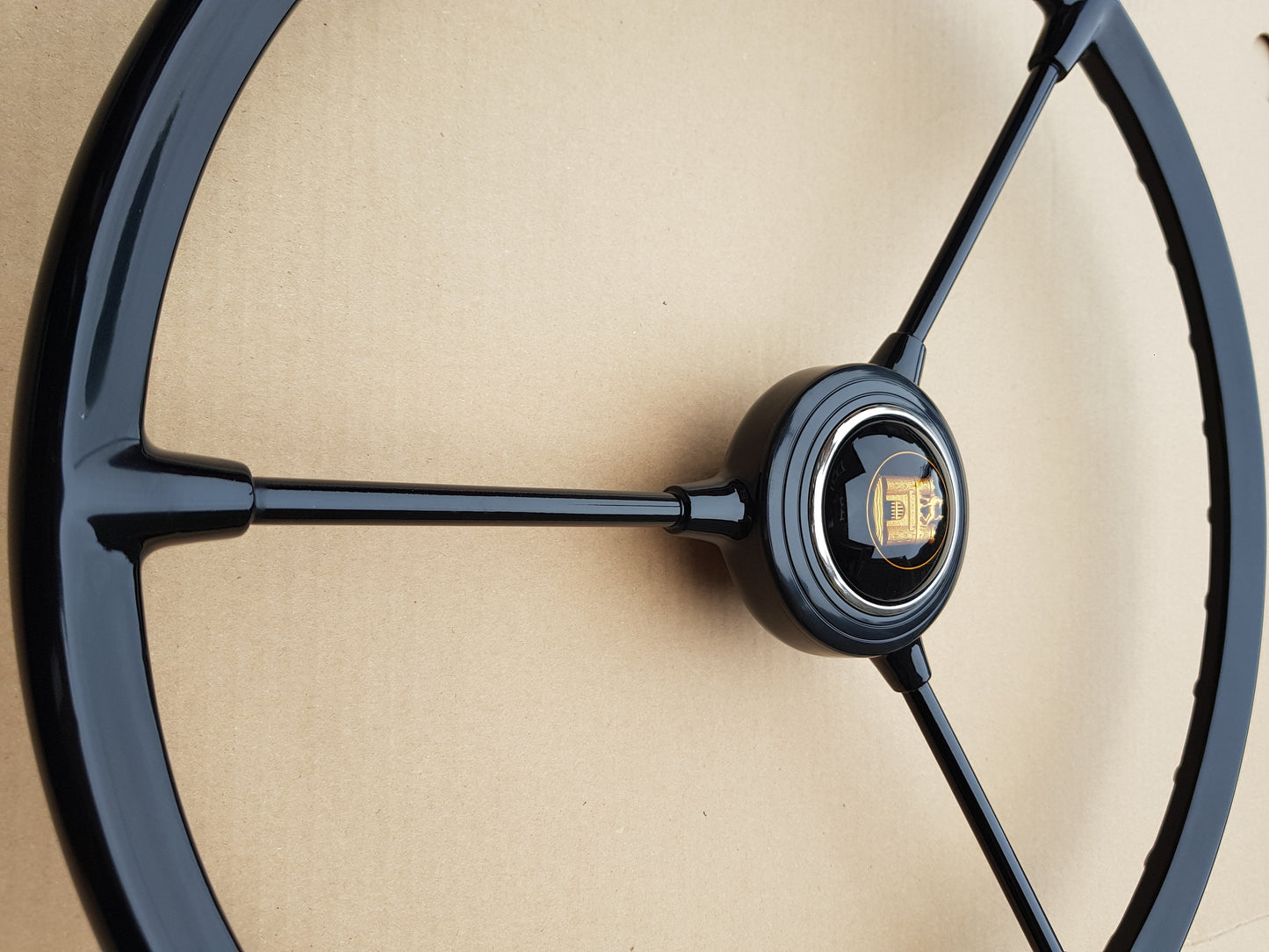 Type 2 Deluxe Steering Wheel Wolfsburg Castle horn push