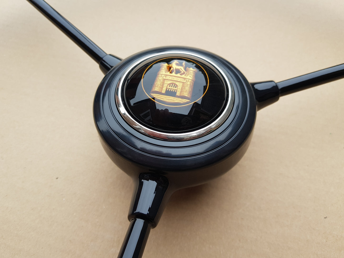 Type 2 Deluxe Steering Wheel Wolfsburg Castle horn push