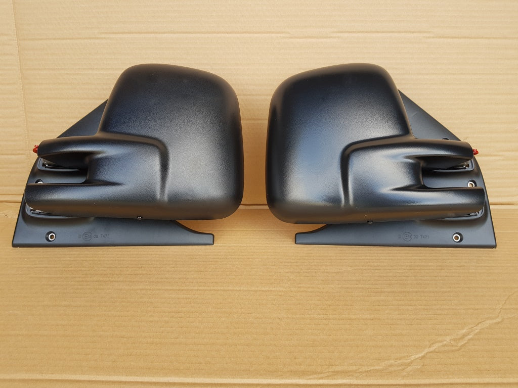 VW T4 Transporter Caravelle Multivan Camper Cab Door Wing Mirrors Equal Tall Symmetrical PAIR