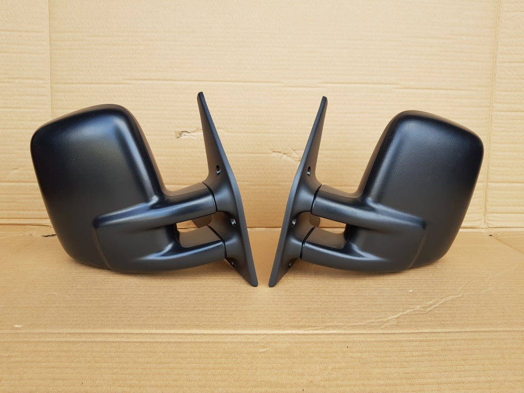 VW T4 Transporter Caravelle Multivan Camper Cab Door Wing Mirrors Equal Tall Symmetrical PAIR