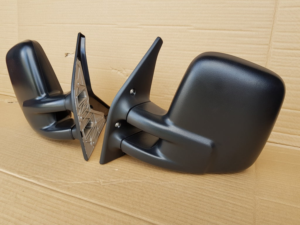 VW T4 Transporter Caravelle Multivan Camper Cab Door Wing Mirrors Equal Tall Symmetrical PAIR