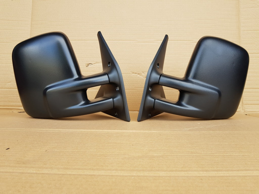 VW T4 Transporter Caravelle Multivan Camper Cab Door Wing Mirrors Equal Tall Symmetrical PAIR
