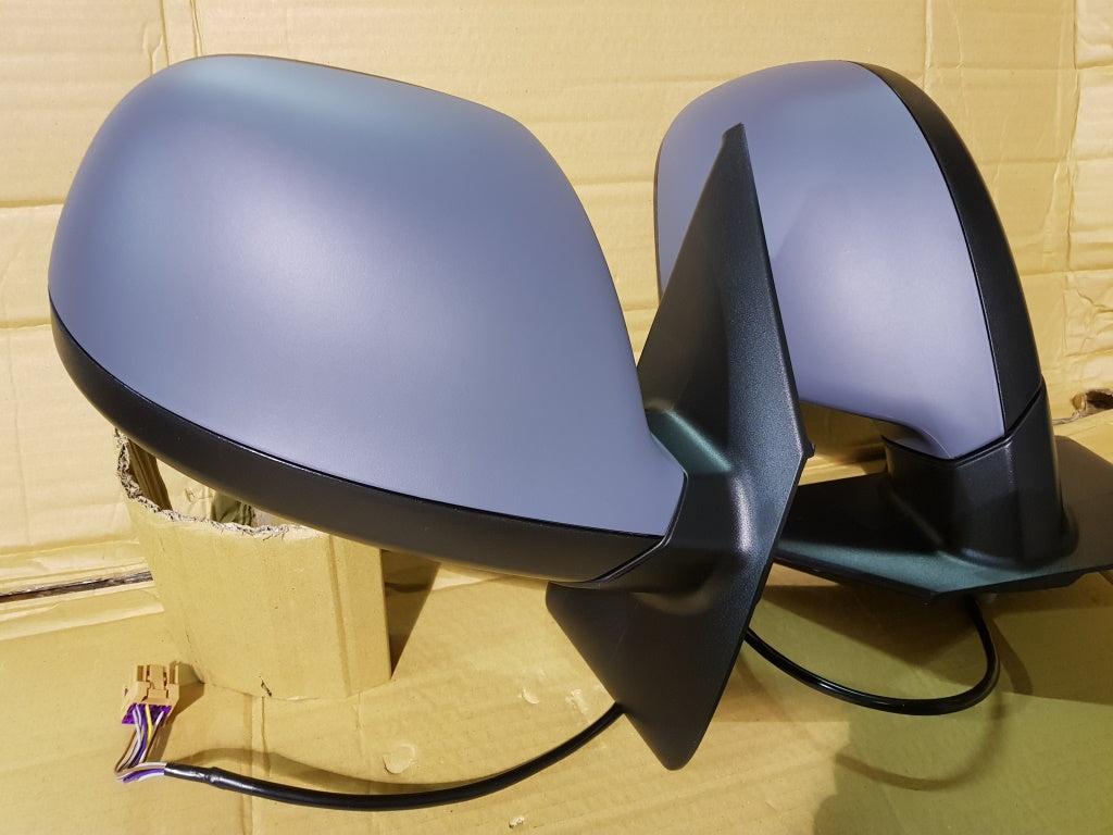 VW T5 T5.1 Transporter Caravelle Front Cab Side Door Wing Mirror Manual Primed RIGHT SIDE