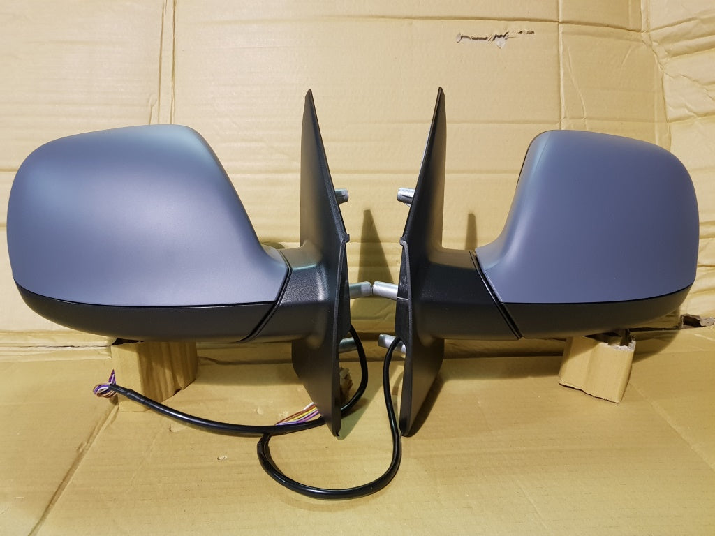 VW T5 T5.1 Transporter Caravelle Front Cab Side Door Wing Mirror Manual Primed RIGHT SIDE