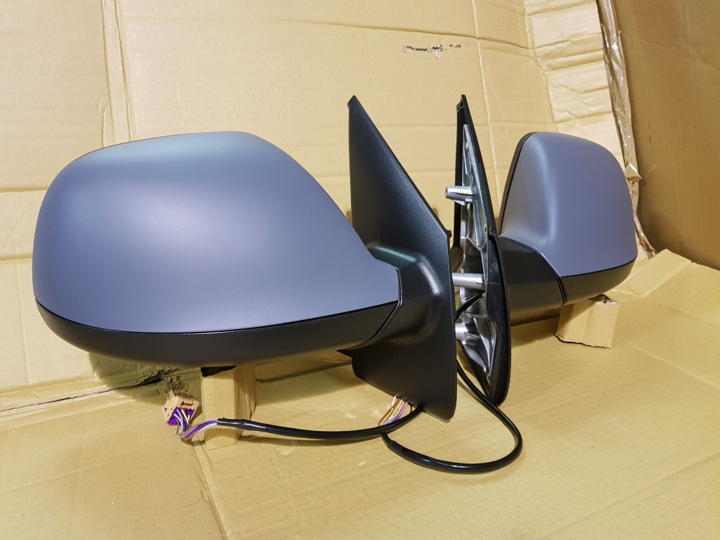 VW T5 T5.1 Transporter Caravelle Front Cab Side Door Wing Mirror Manual Primed LEFT SIDE