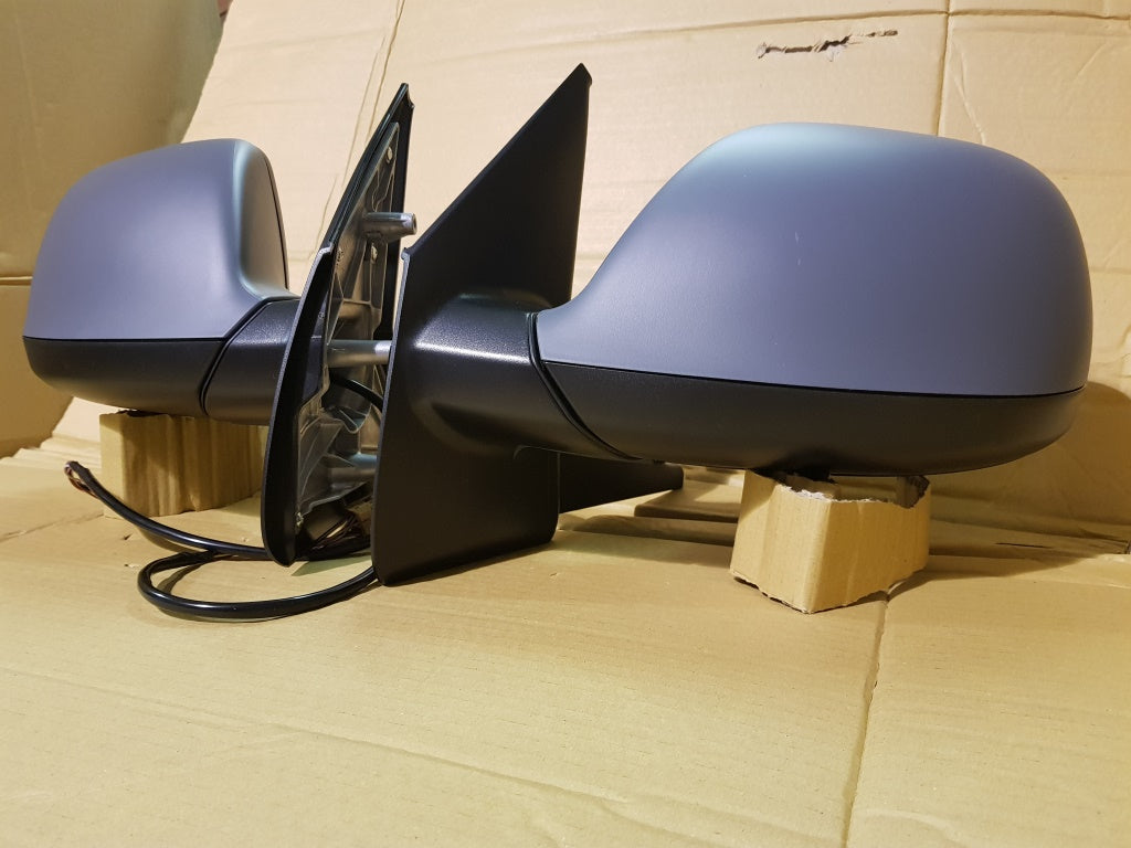 VW T5 T5.1 Transporter Caravelle Front Cab Side Door Wing Mirror Manual Primed RIGHT SIDE