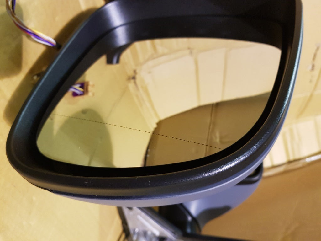 VW T5 T5.1 Transporter Caravelle Front Cab Side Door Wing Mirror Manual Primed LEFT SIDE