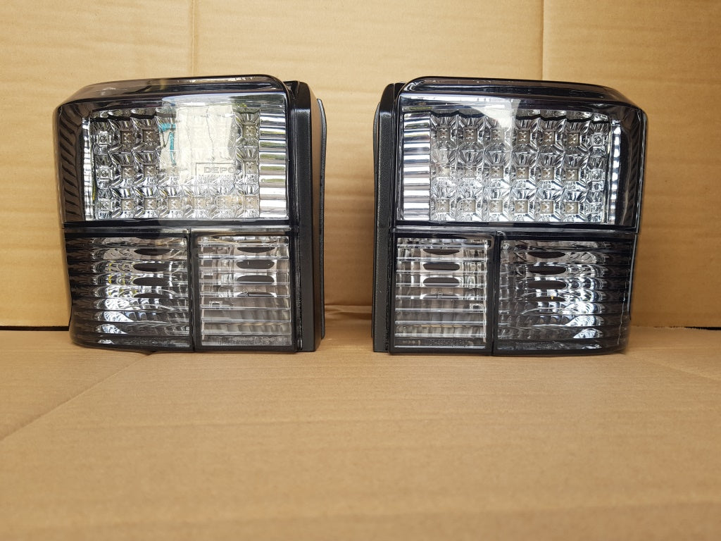 VW T4 Transporter Caravelle Camper LED Back Rear Tail Light Lamp CLEAR SMOKED