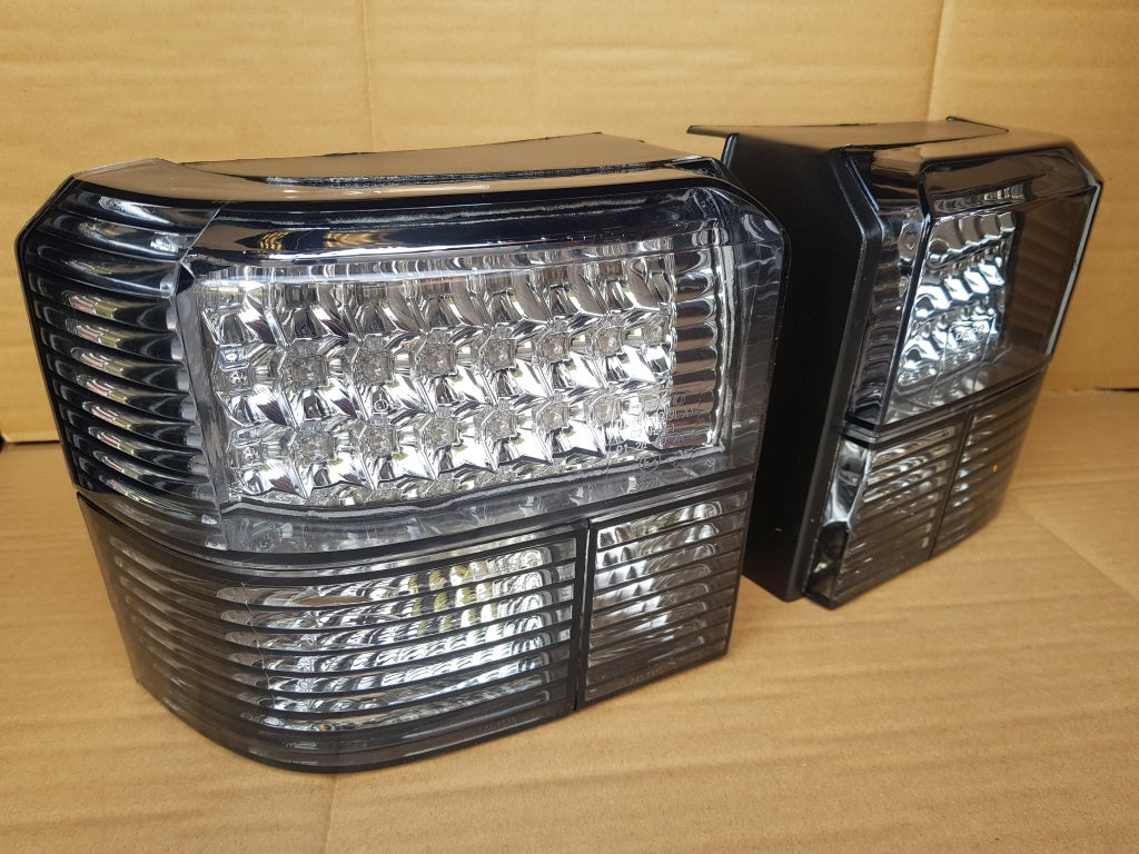 VW T4 Transporter Caravelle Camper LED Back Rear Tail Light Lamp CLEAR SMOKED
