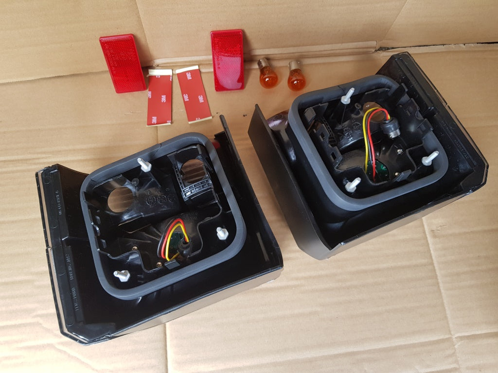 VW T4 Transporter Caravelle Camper LED Back Rear Tail Light Lamp CLEAR SMOKED