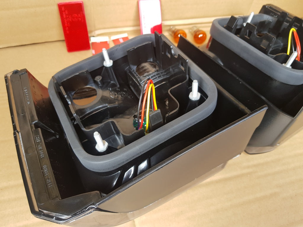 VW T4 Transporter Caravelle Camper LED Back Rear Tail Light Lamp CLEAR SMOKED