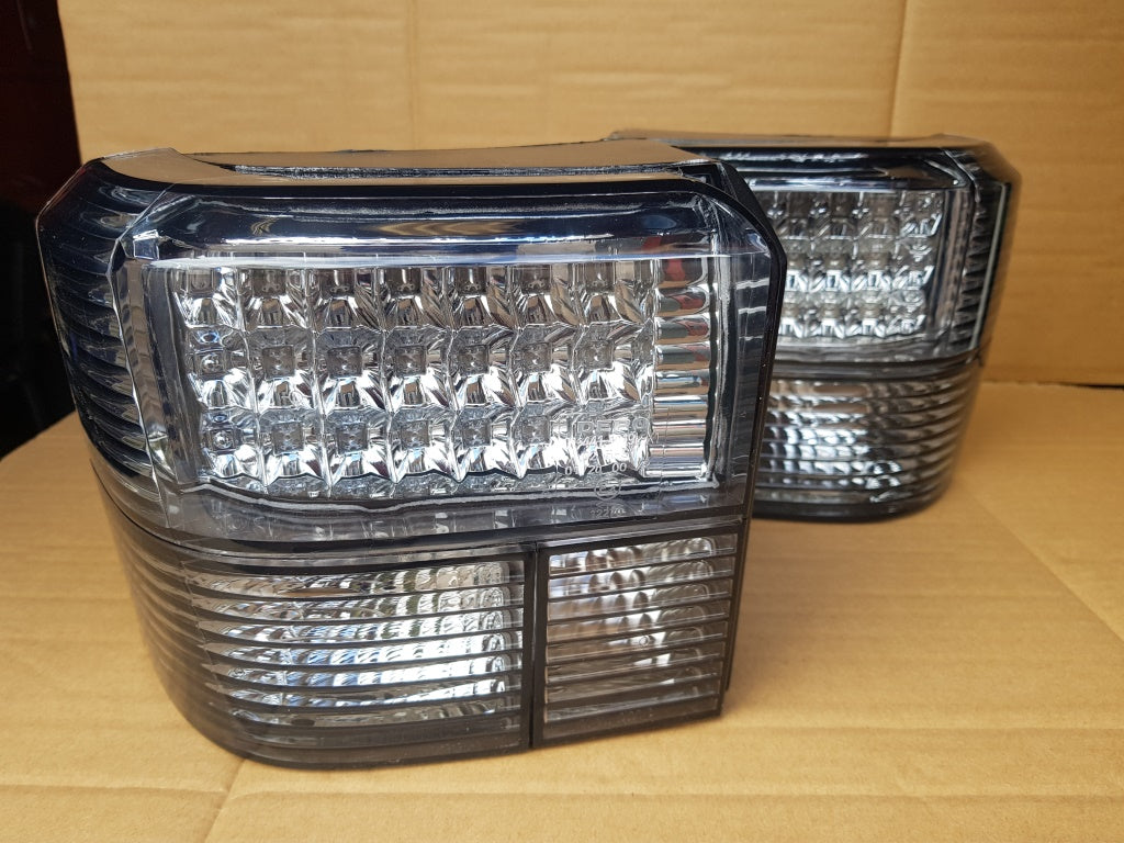 VW T4 Transporter Caravelle Camper LED Back Rear Tail Light Lamp CLEAR SMOKED