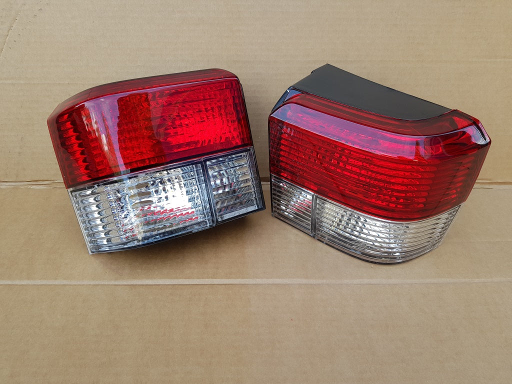 VW T4 Transporter Caravelle Camper Back Rear Tail Light Lamp RED / CLEAR