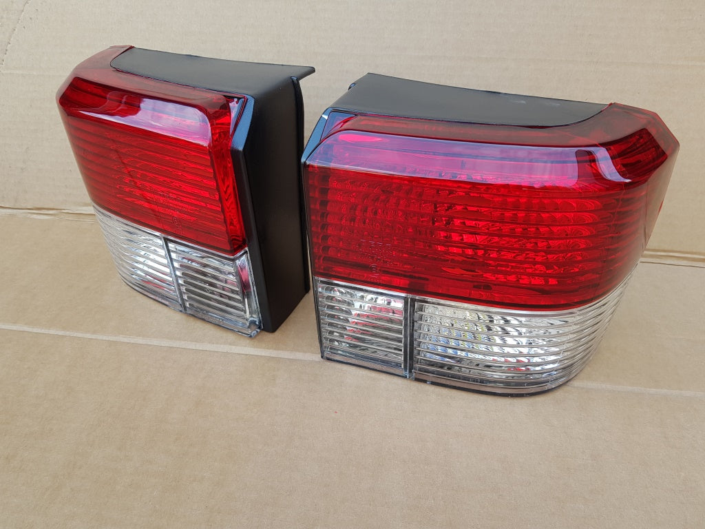 VW T4 Transporter Caravelle Camper Back Rear Tail Light Lamp RED / CLEAR