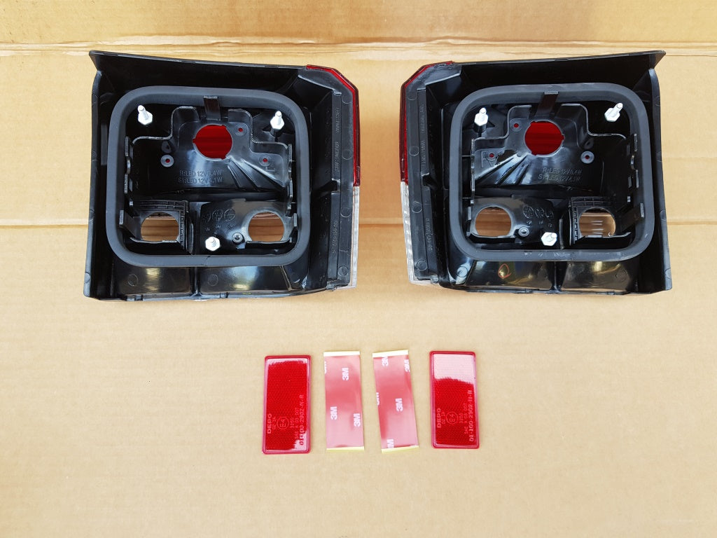 VW T4 Transporter Caravelle Camper Back Rear Tail Light Lamp RED / CLEAR