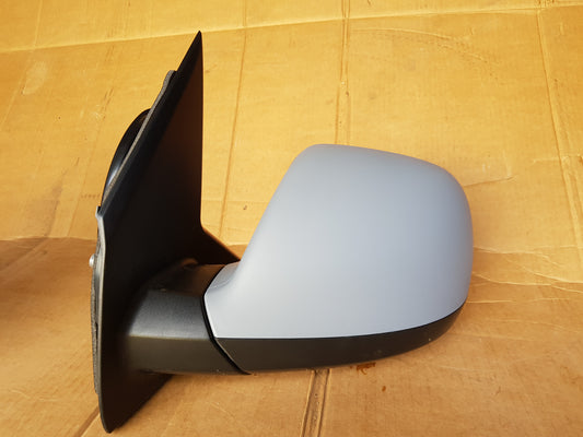 VW T6 T6.1 Transporter Caravelle Front Cab Side Door Wing Mirror Electric adjust heated glass with Primed cover LEFT SIDE