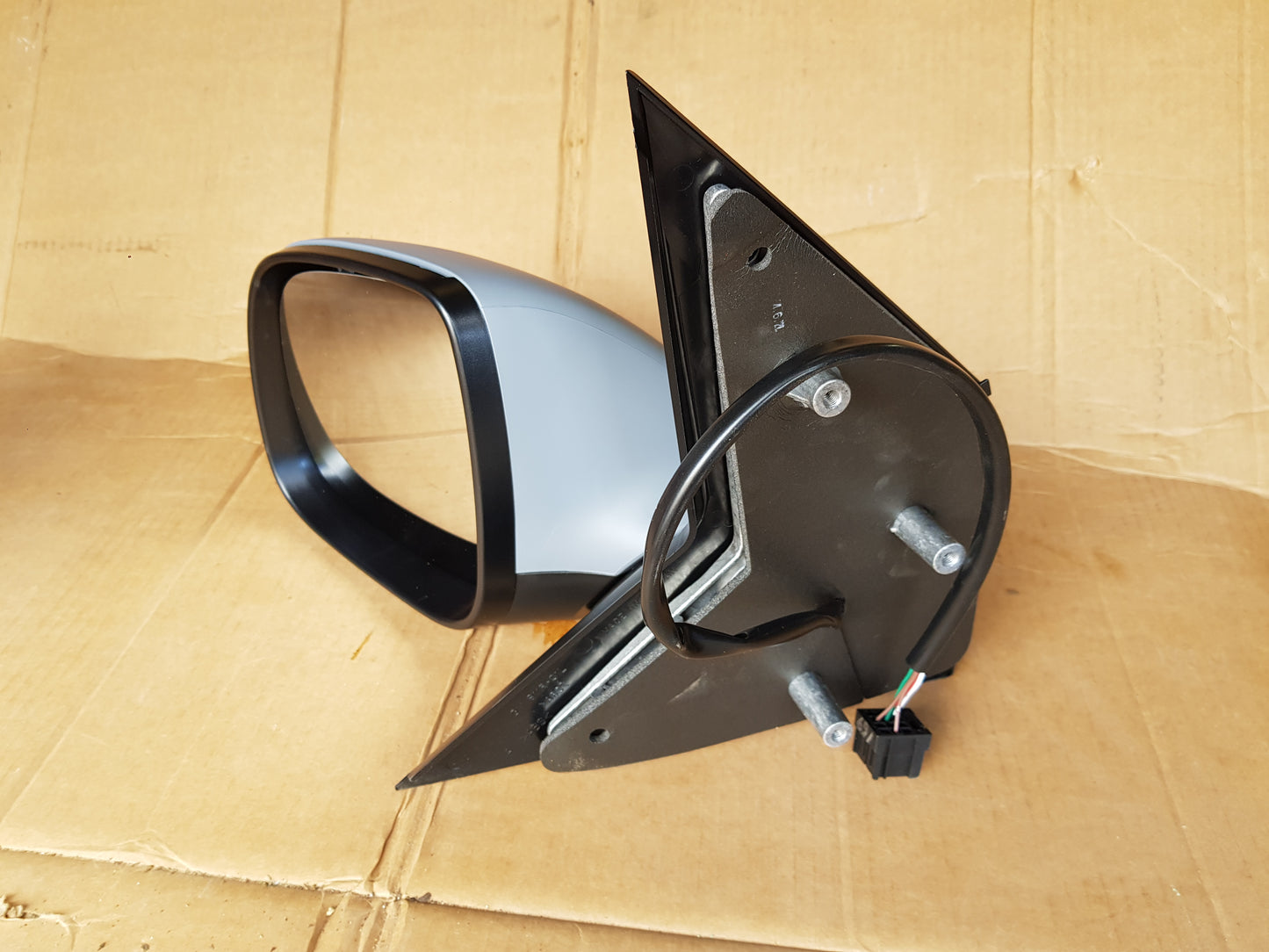 VW T6 T6.1 Transporter Caravelle Front Cab Side Door Wing Mirror Electric adjust heated glass with Primed cover LEFT SIDE