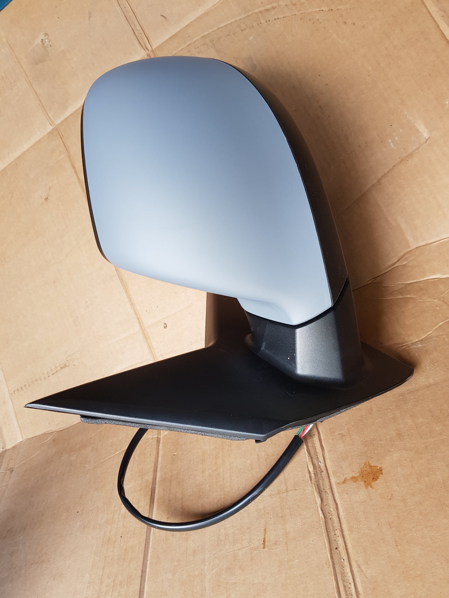 VW T6 T6.1 Transporter Caravelle Front Cab Side Door Wing Mirrors Electric adjust heated glass with Primed covers