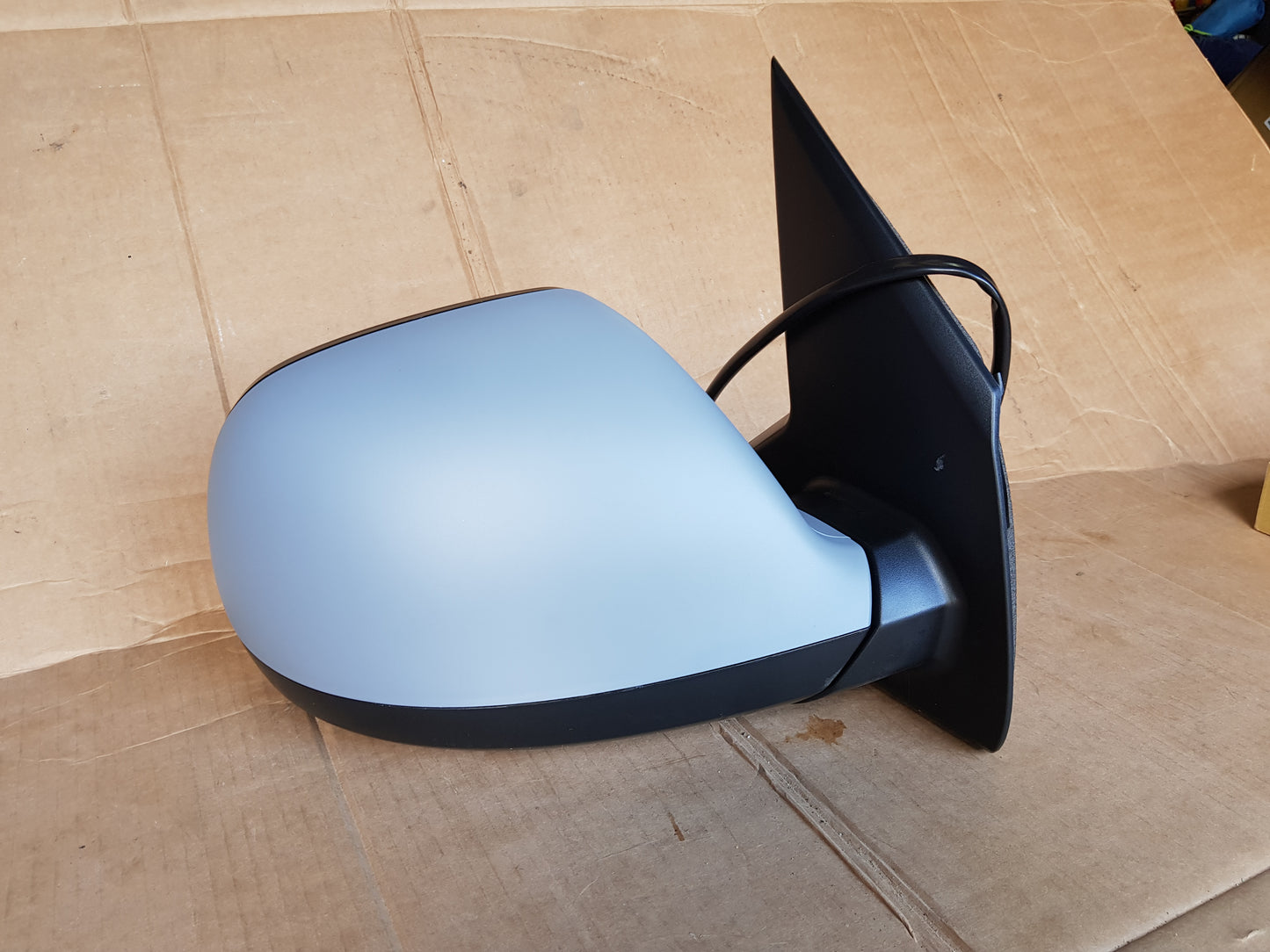 VW T6 T6.1 Transporter Caravelle Front Cab Side Door Wing Mirror Electric adjust heated glass with Primed cover RIGHT SIDE