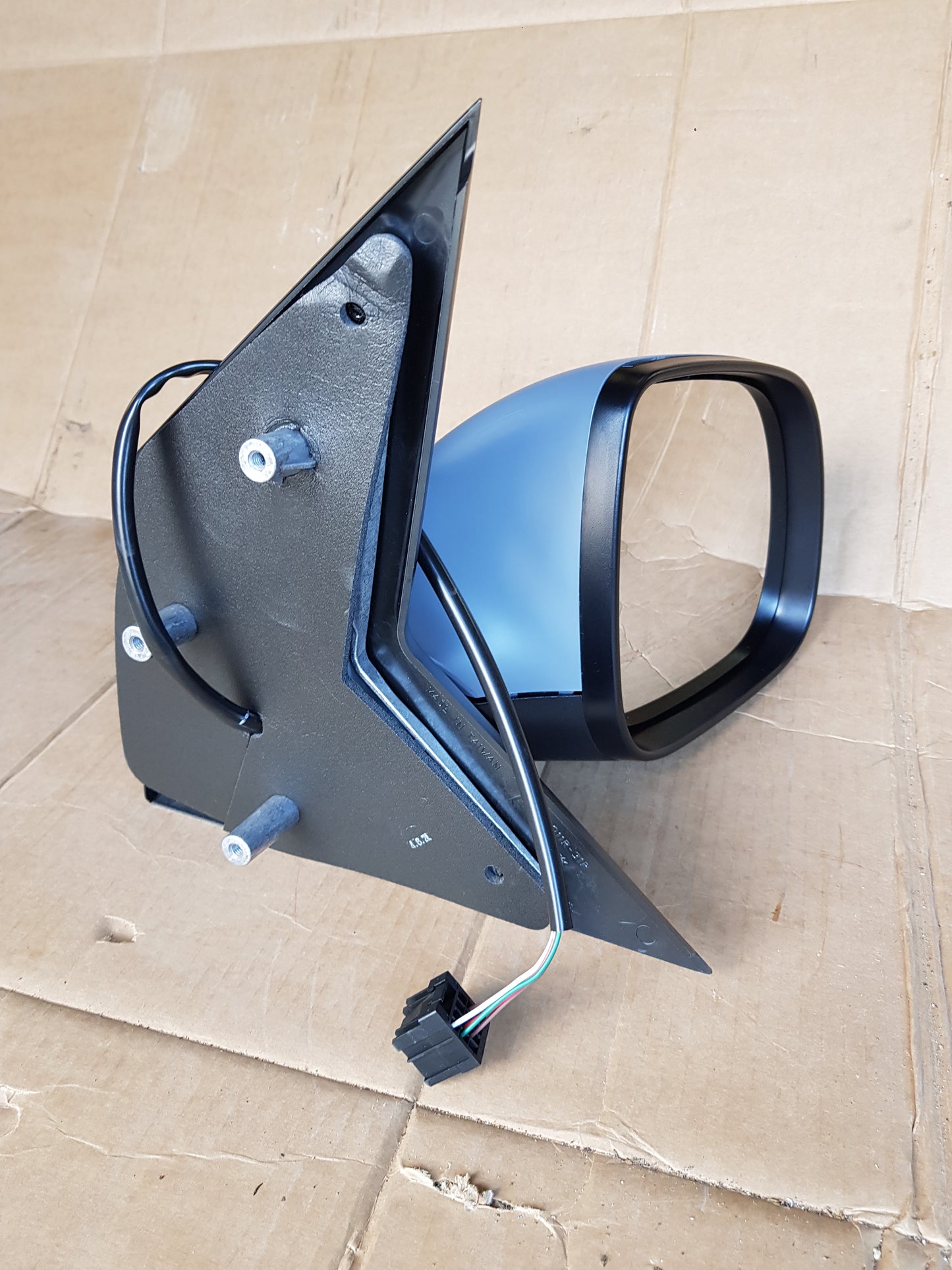 VW T6 T6.1 Transporter Caravelle Front Cab Side Door Wing Mirrors Electric adjust heated glass with Primed covers