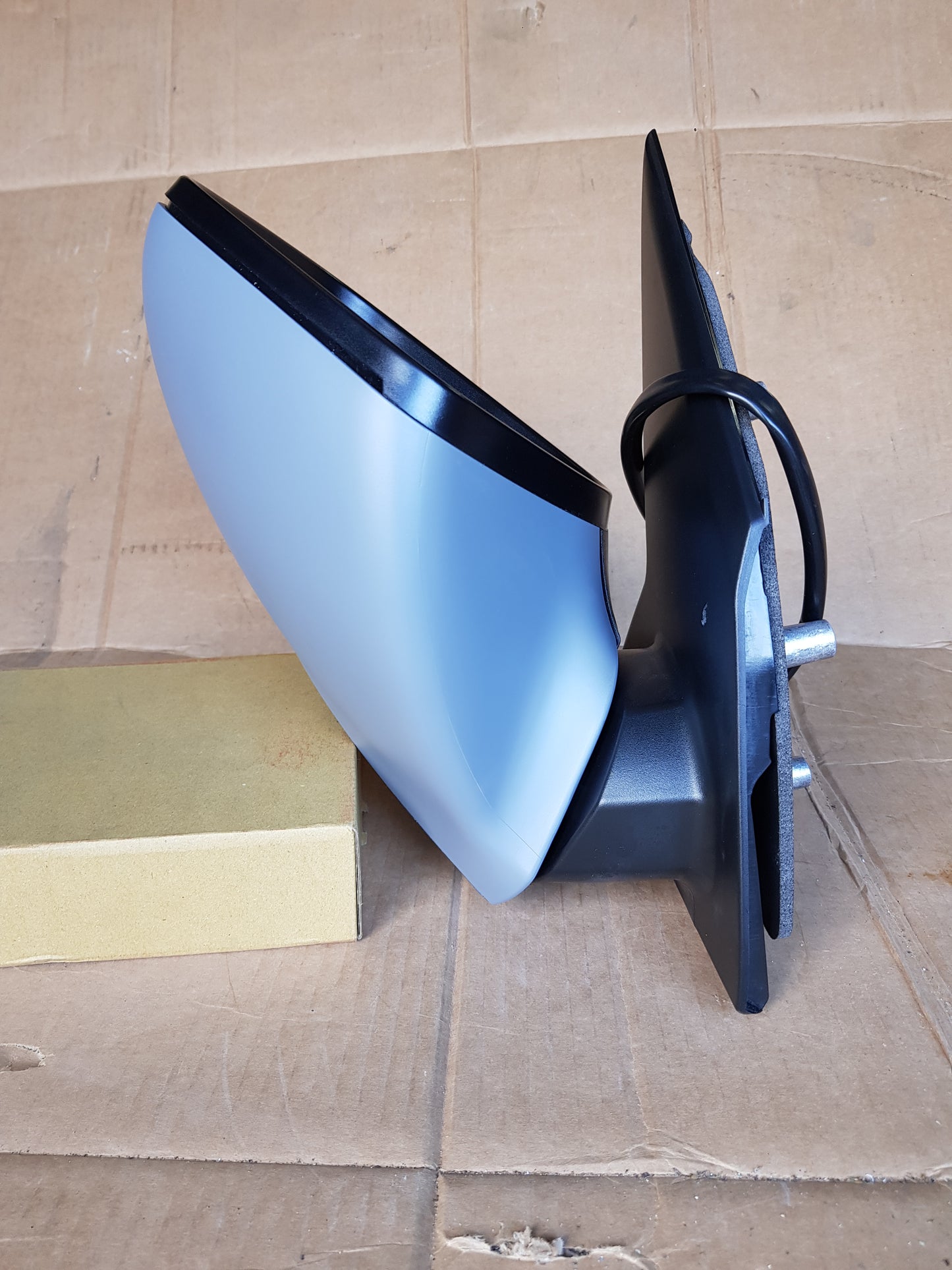 VW T6 T6.1 Transporter Caravelle Front Cab Side Door Wing Mirror Electric adjust heated glass with Primed cover RIGHT SIDE