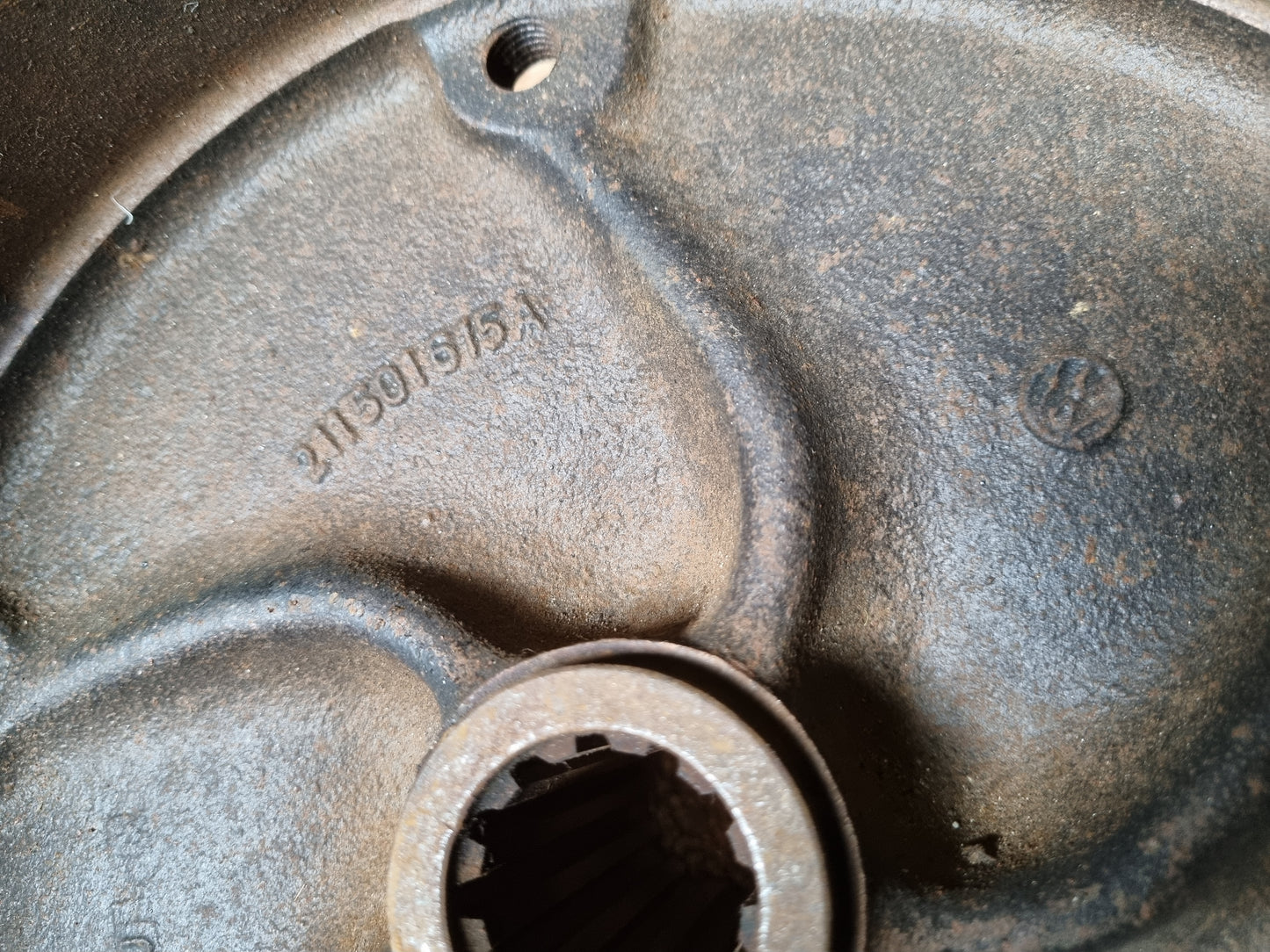 Genuine VW NOS Type 2 T1 Early Split Bus Rear Brake drum wide 5x205 Trekker 181