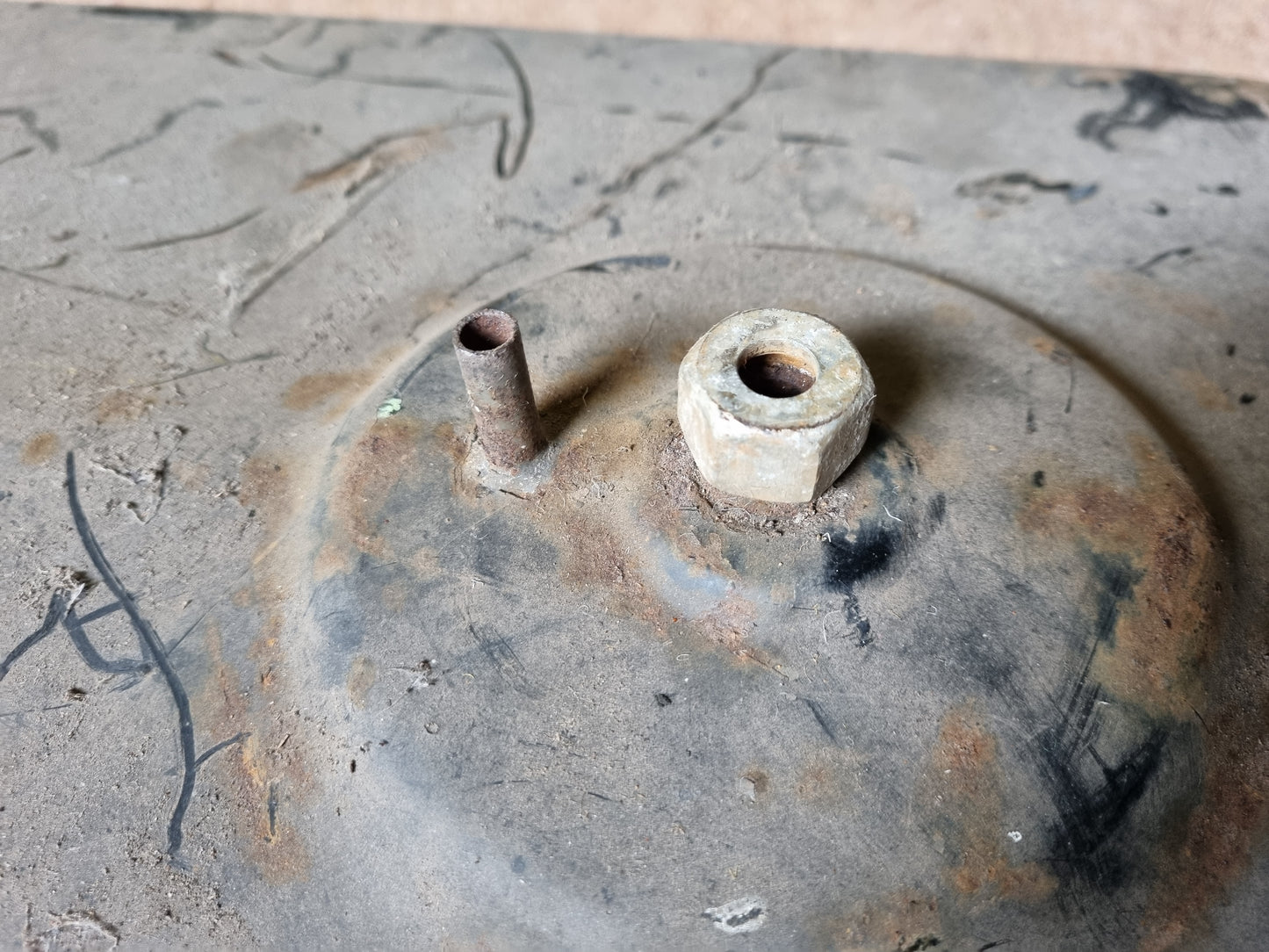VW Classic Type 3 square fast notch back petrol fuel tank Solid