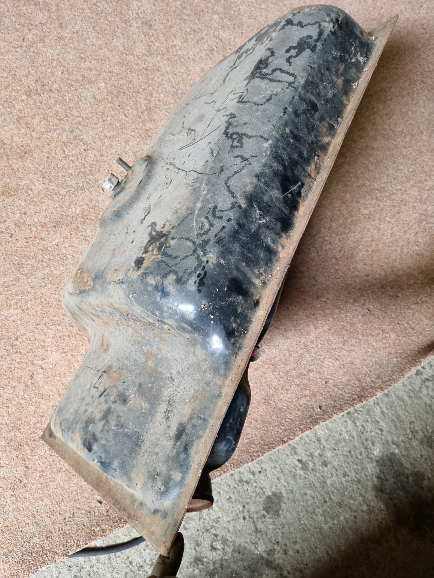 VW Classic Type 3 square fast notch back petrol fuel tank Solid