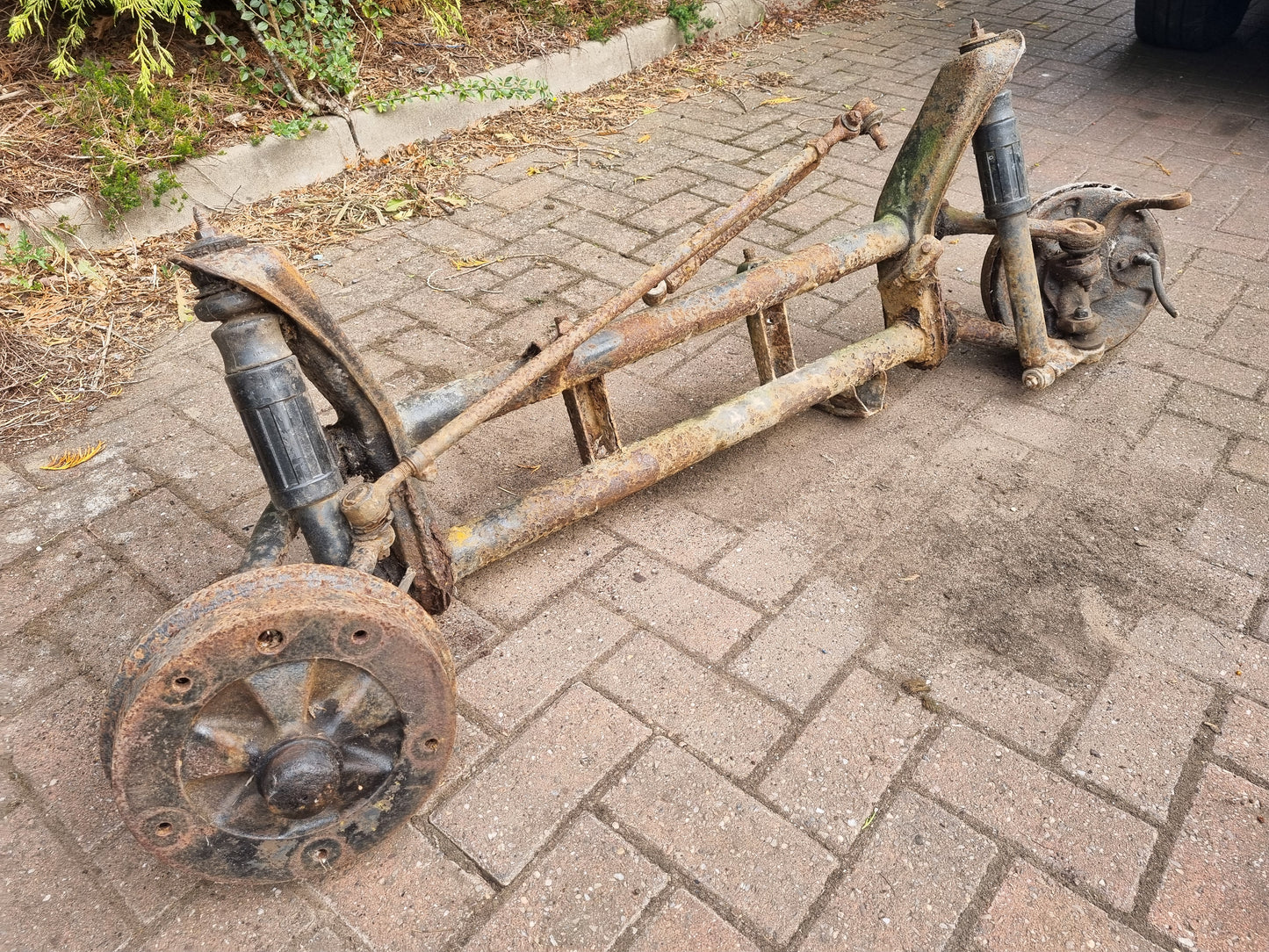 VW wide five 205x5 brake upgrade front rear axle complete 65-67 Bug beam gearbox