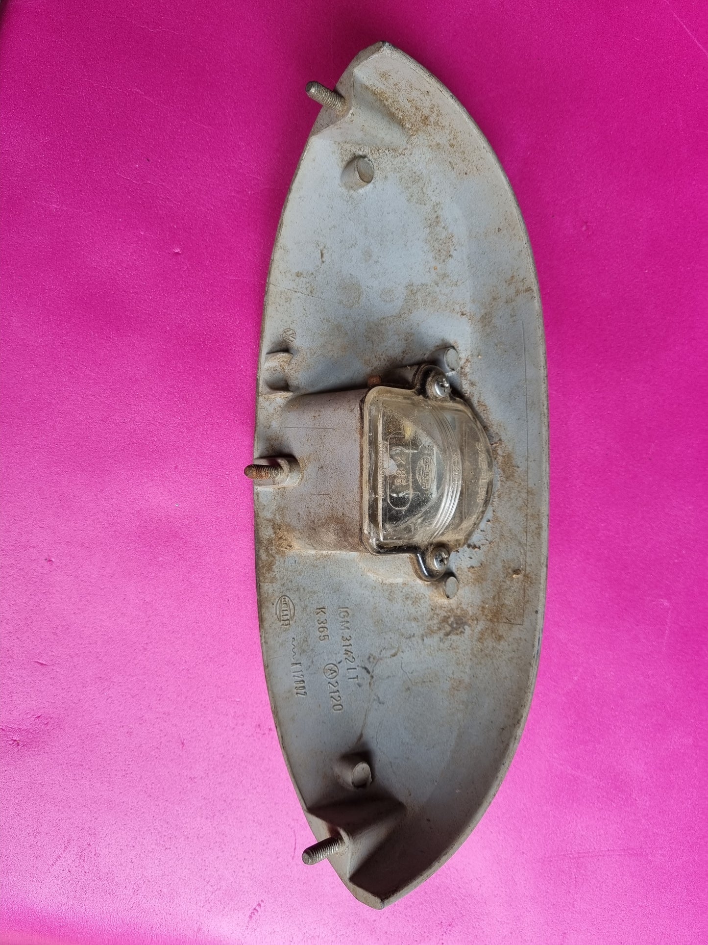 NOS Hella 1963 - 1967 Type 1 Beetle Number plate Light