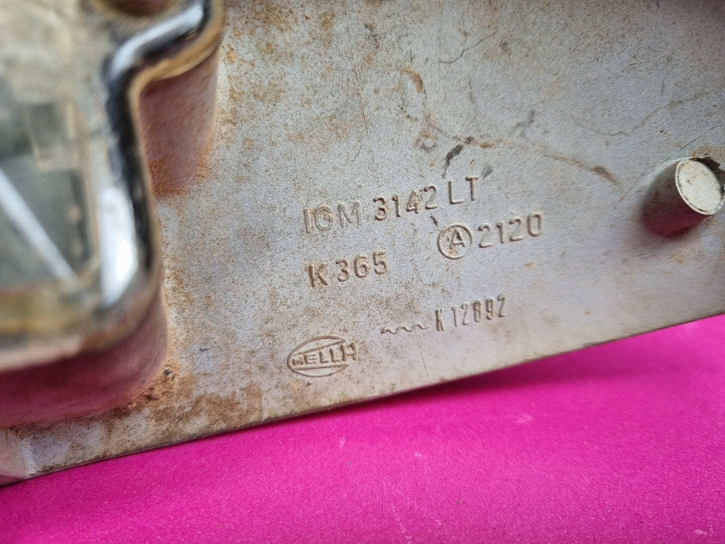 NOS Hella 1963 - 1967 Type 1 Beetle Number plate Light
