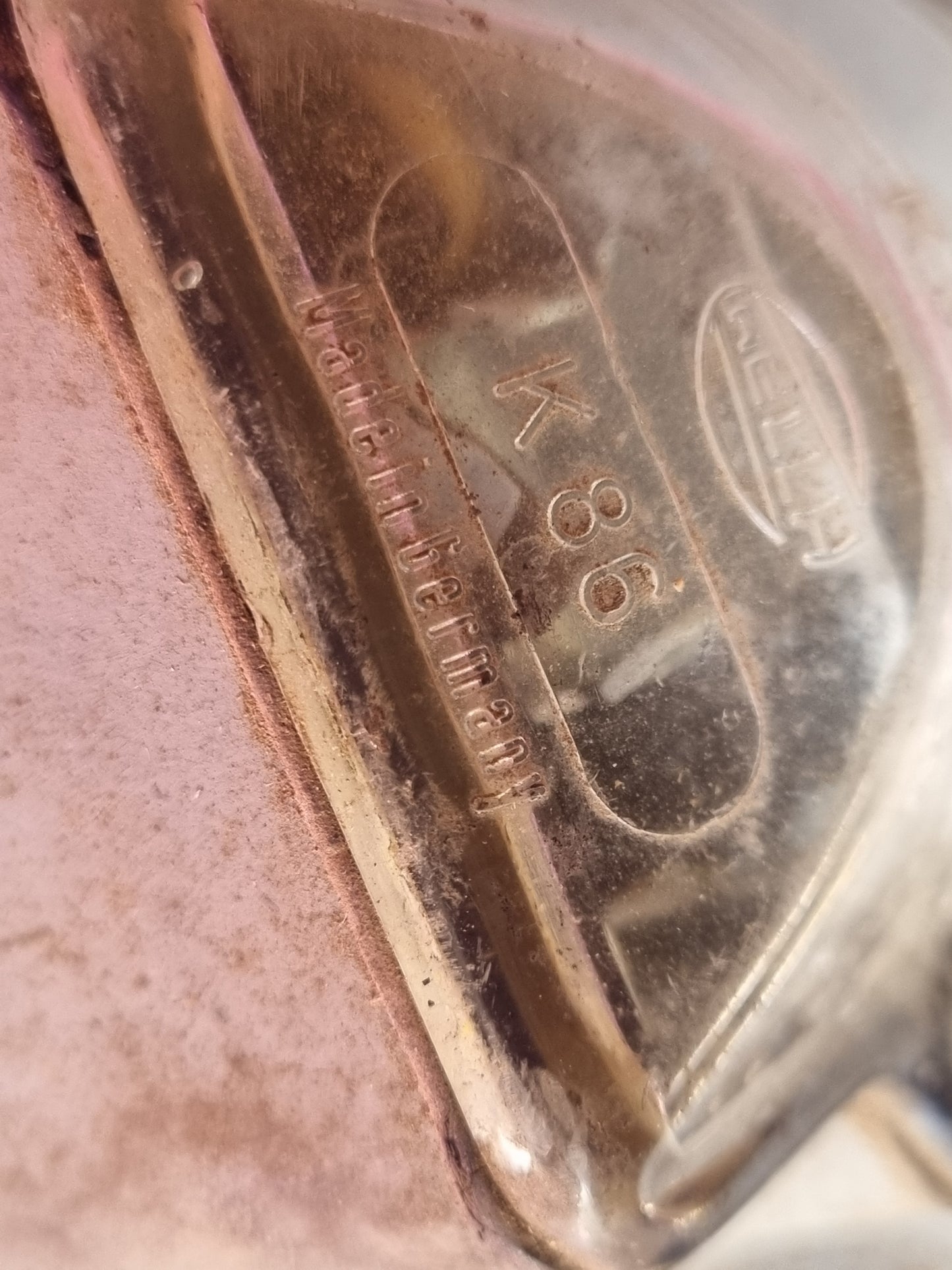 NOS Hella 1963 - 1967 Type 1 Beetle Number plate Light