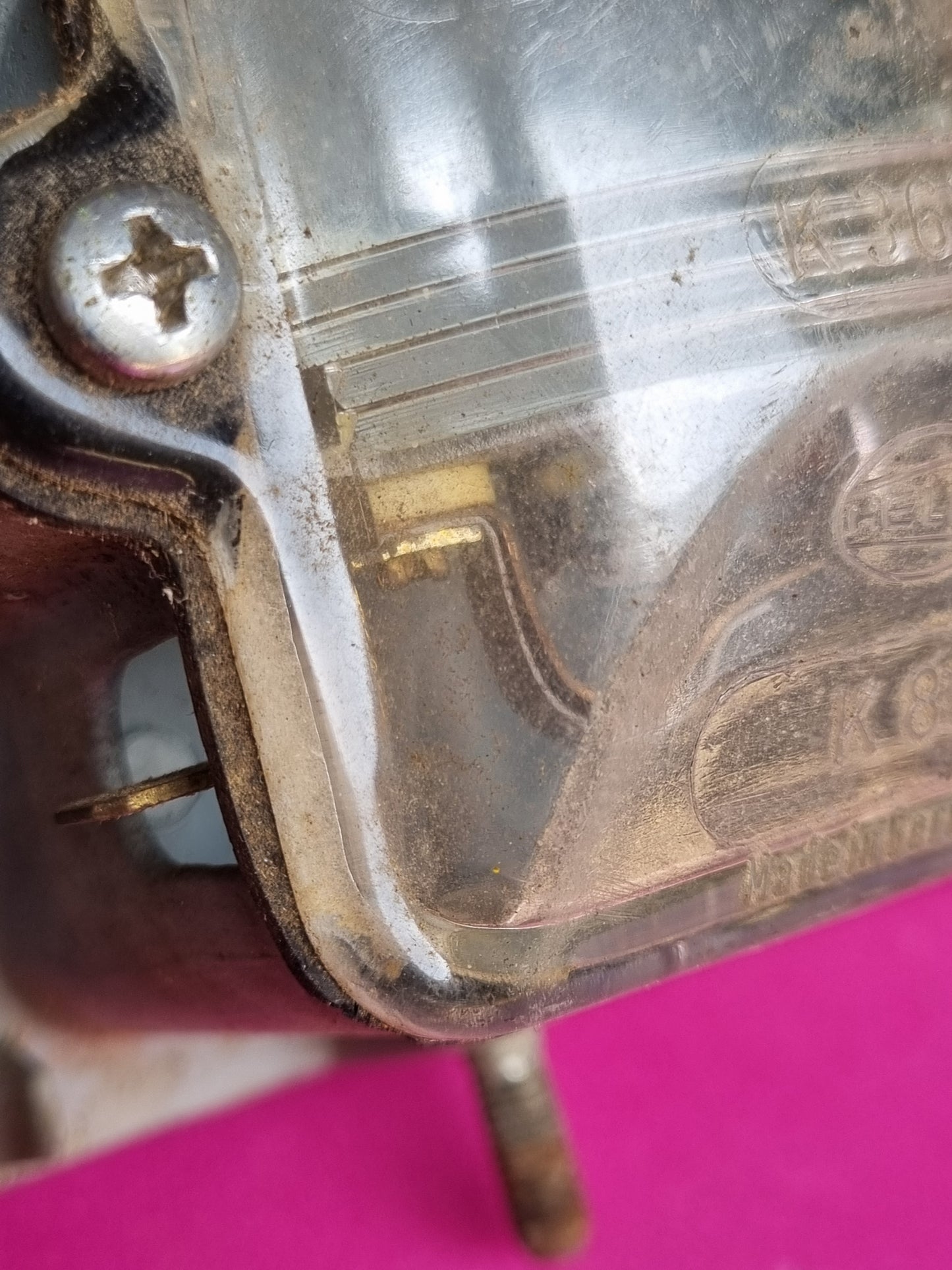 NOS Hella 1963 - 1967 Type 1 Beetle Number plate Light