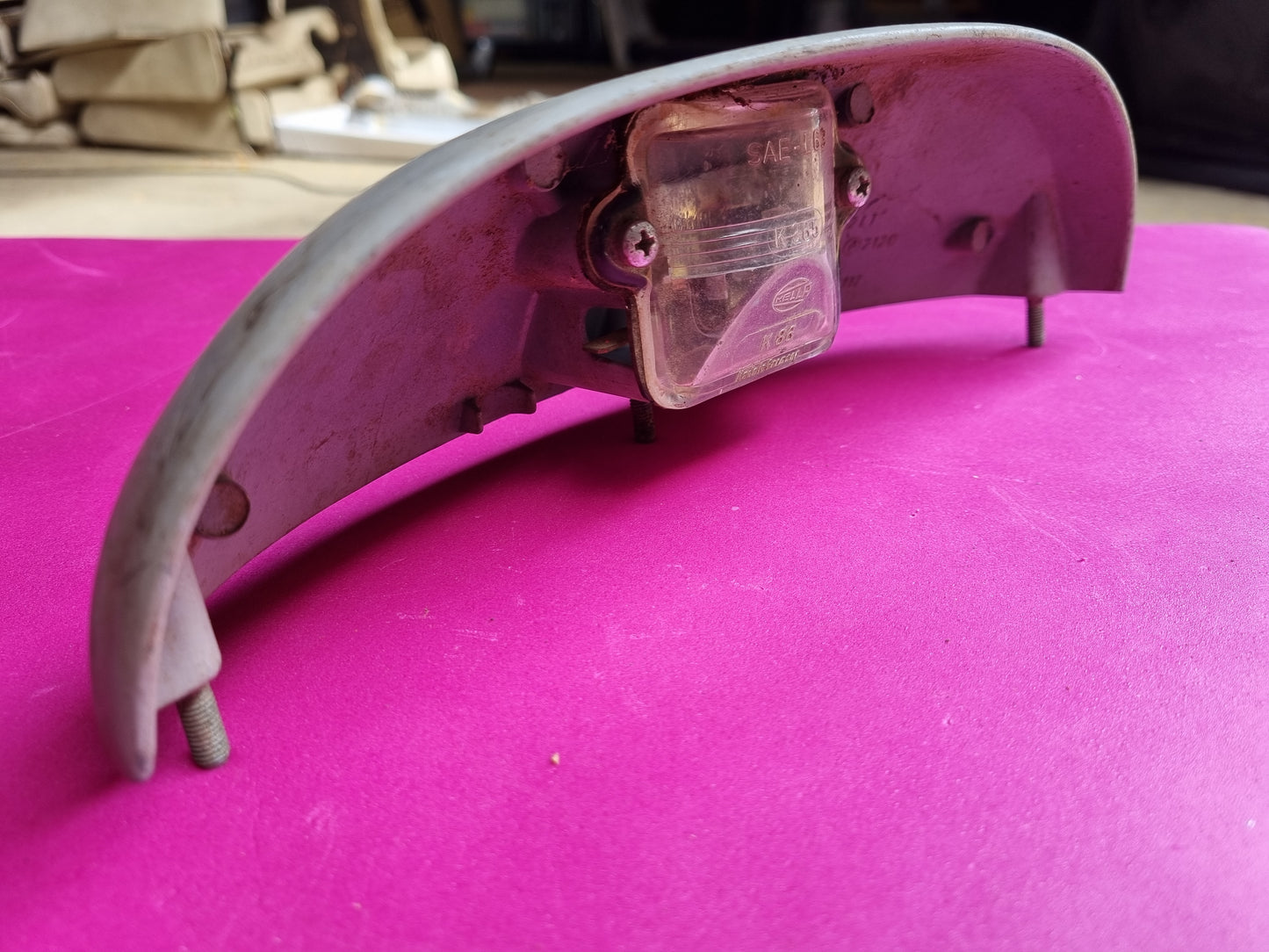 NOS Hella 1963 - 1967 Type 1 Beetle Number plate Light