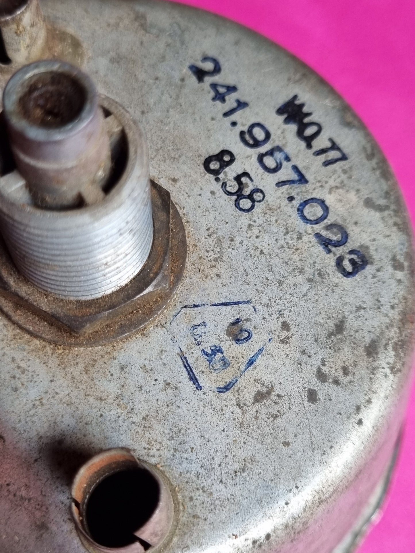 NOS VW Type 2 Splitscreen Bus Bulli Barndoor Deluxe VDO MPH speedometer speedo 2