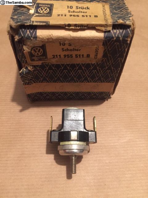 NOS VW bus spade terminal windshield wiper switch