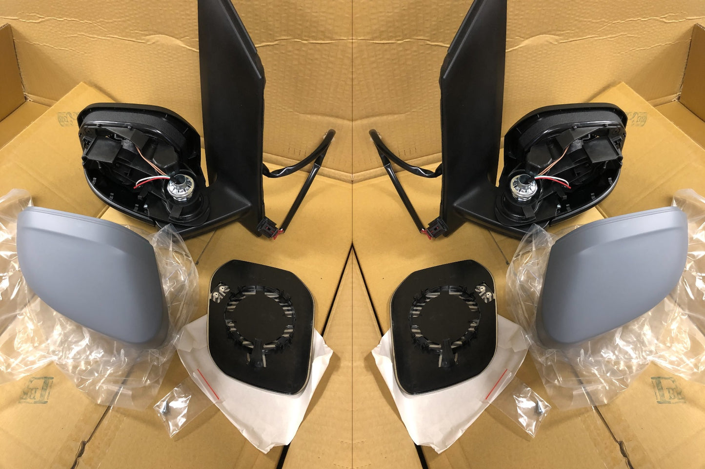 2004 to 2020 VW Caddy Life Upgrade Wing Door Mirrors HEATED ELECTRIC adjust - PAIR
