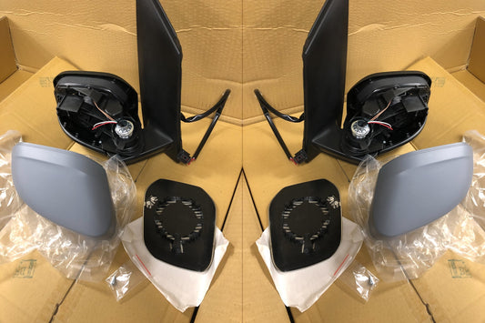 2004 to 2020 VW Caddy Life Upgrade Wing Door Mirrors HEATED ELECTRIC adjust - PAIR