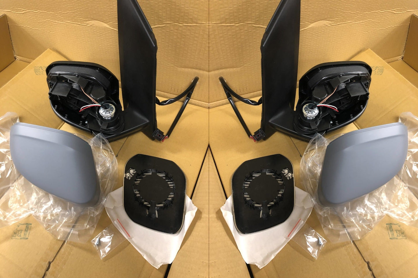 2004 2020 VW Caddy Life Upgrade Wing Door Mirrors HEATED ELECTRIC POWER FOLD KIT