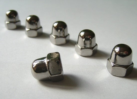 Set of Stainless Domed Sump Nuts VW Beetle Splitscreen Bus Bay Window Type 1 2 3