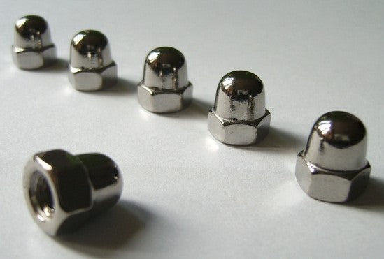Set of Stainless Domed Sump Nuts VW Beetle Splitscreen Bus Bay Window Type 1 2 3
