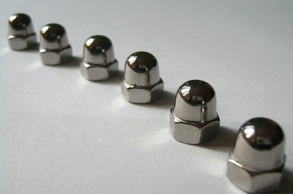 Set of Stainless Domed Sump Nuts VW Beetle Splitscreen Bus Bay Window Type 1 2 3