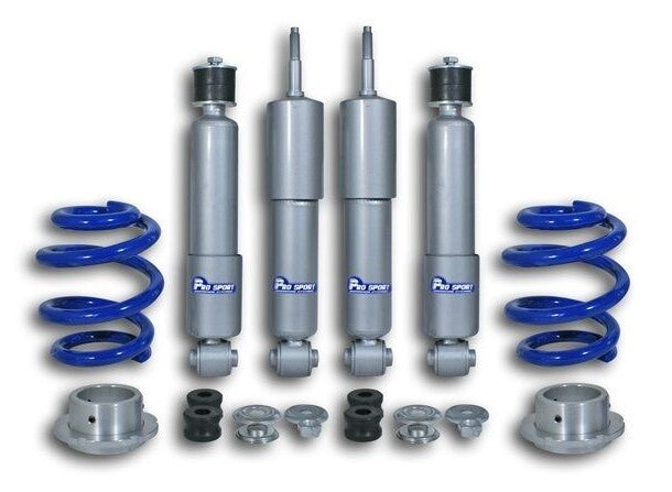 Coilover adjustable height suspension kit for VW T4 Transporter Caravelle Multivan Camper
