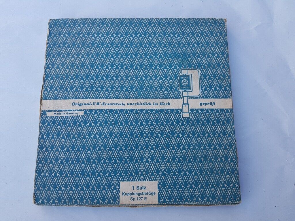 NOS VW 180mm clutch friction pads