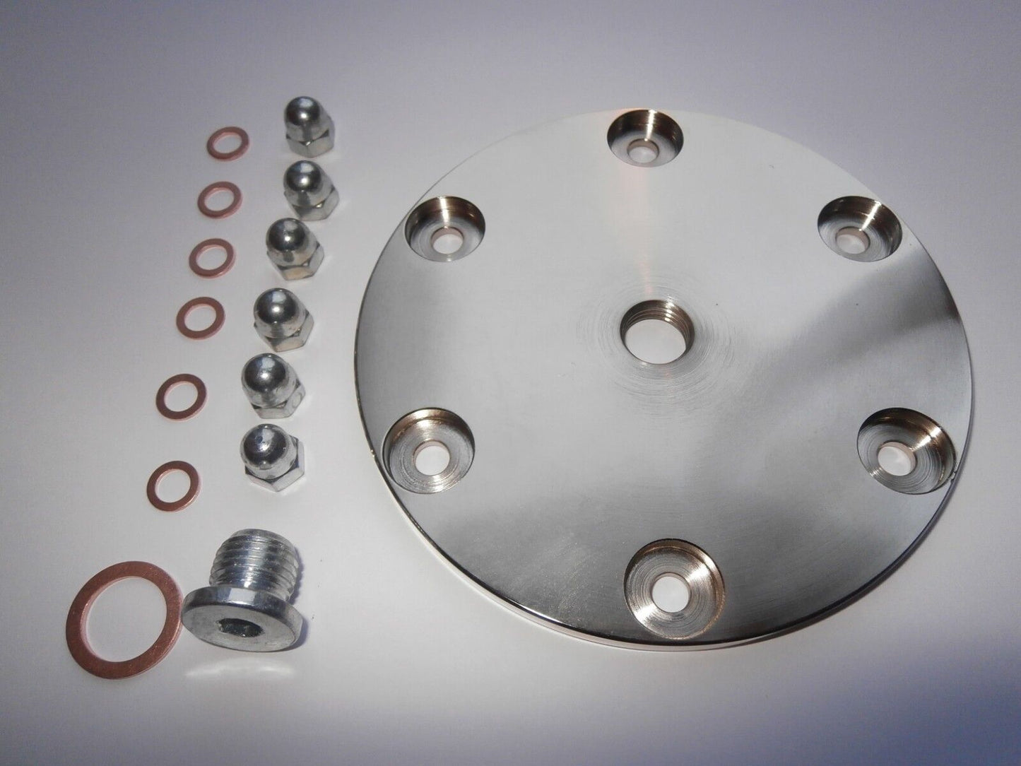 Oil sump cover plate