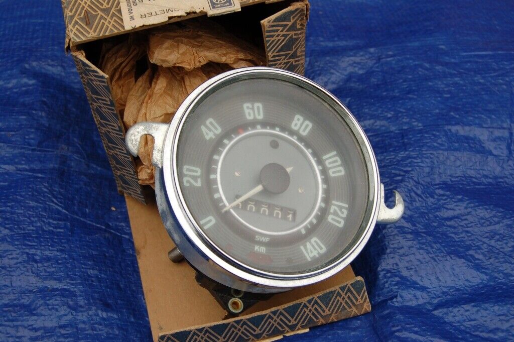 NOS VW SWF Type 1 Beetle 140 KPH speedometer
