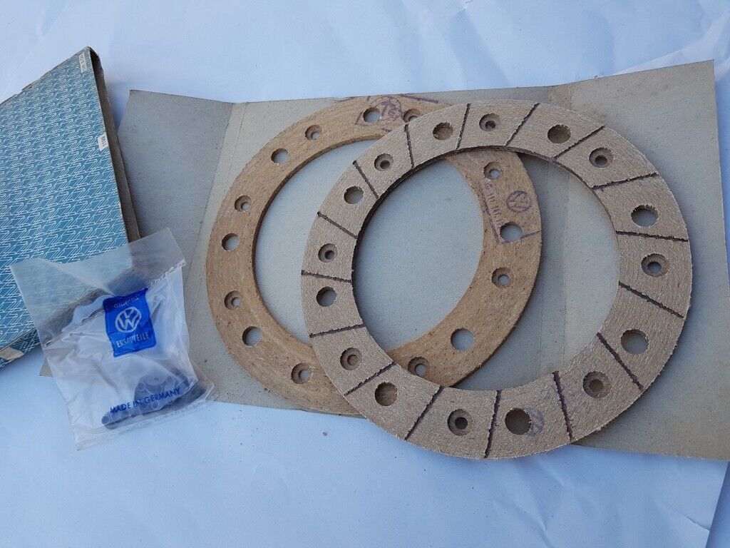 NOS VW 180mm clutch friction pads