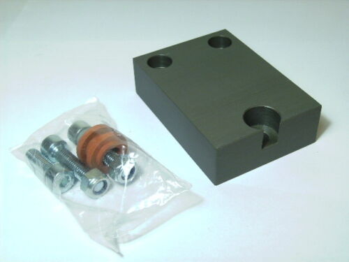 Oil cooler bypass block off cover plate kit