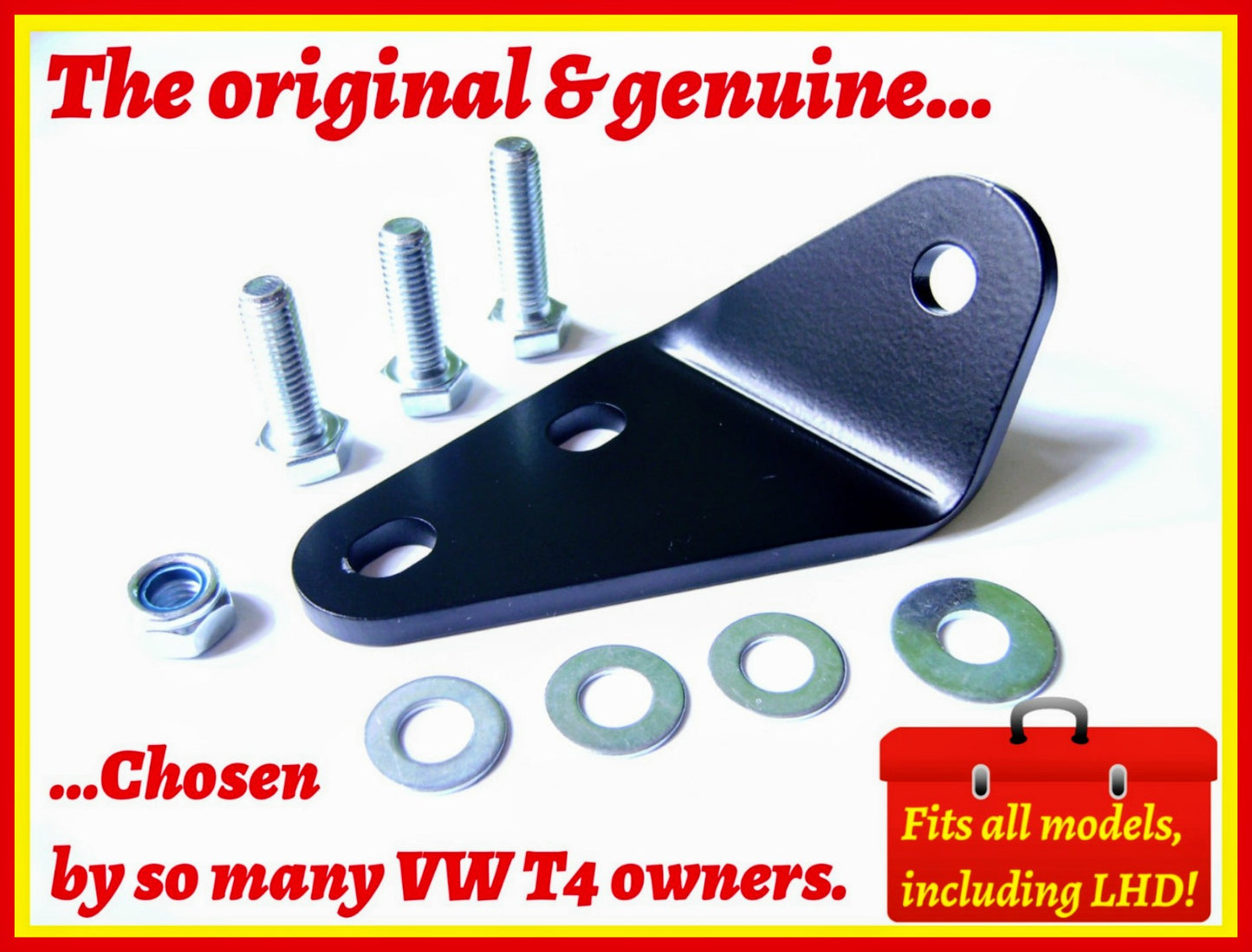 VW Volkswagen T4 Transporter Caravelle Multivan - Clutch pedal repair bracket. The ORIGINAL T4 pedal bracket - not the poor copies.